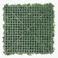 Fondo de hierba verde para pared, paneles de setos de boj Artificial, protección UV para decoración de pared