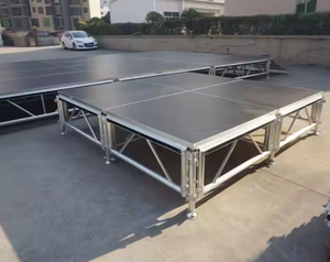 Di động ngoài trời Hợp kim nhôm TUV chứng nhận có thể gập lại sân khấu nền tảng với Modular thiết kế cho buổi hòa nhạc sự kiện 500kg Tải công suất - Product Image 4