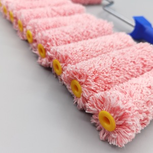 แปรงทาสีอุตสาหกรรม DIY ขนาด 4 นิ้ว ขนแปรง 12 มม. ปรับแต่งได้ตามต้องการ ด้ามจับโฟม OEM โพลีเอสเตอร์ โครงแบบถอดเร็ว สำหรับทาสีผนัง 3 ชิ้น ลดราคาพิเศษ - Product Image 1