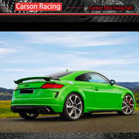 Aileron arrière simple en fibre de carbone humide pour Audi TT TTS TTRS MK3 2017-2019 Finition polie