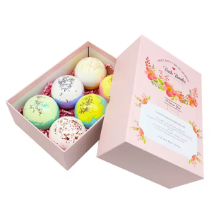 Caja de Embalaje de Papel para Bombas de Baño Vacías con Logotipo Personalizado, Caja de Regalo para Bombas de Baño Hechas a Mano, Embalaje Impreso de Lujo - Product Image 2