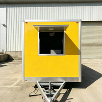 Camion de restauration rapide à toit rond, service OEM, camion de crème glacée, fumoir BBQ, remorque alimentaire avec système d'eau, certifié VIN