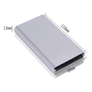 EBM Sandblasted Aluminum Alloy 6063 Junction Box with IP54 Protection Customizable <b>Enclosure</b> for Electronic Projects - Product Image 1