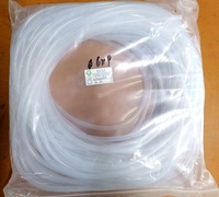 Plastique souple 1mmIDx3mmOD Tube de vide flexible résistant à la chaleur à haute température Tube de tuyau en caoutchouc de silicone