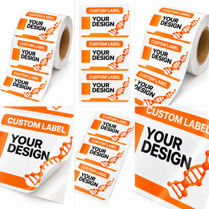 Etiquetas Impresas Personalizadas en Naranja y Blanco para Envases de Botellas de 3ml, 5ml y 10ml - Product Image 5