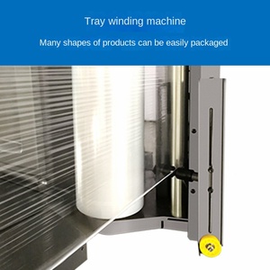 Machine d'emballage de film à plateau tournant Machine d'emballage à détection automatique Machine d'emballage de palettes à force constante - Product Image 3