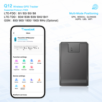 Localizador GPS en Tiempo Real con Batería Inalámbrica de Larga Duración de 20000 mAh para Automóviles, Motos, Camiones, Flotas, Mini Localizador Magnético 4G LTE GSM OEM/ODM