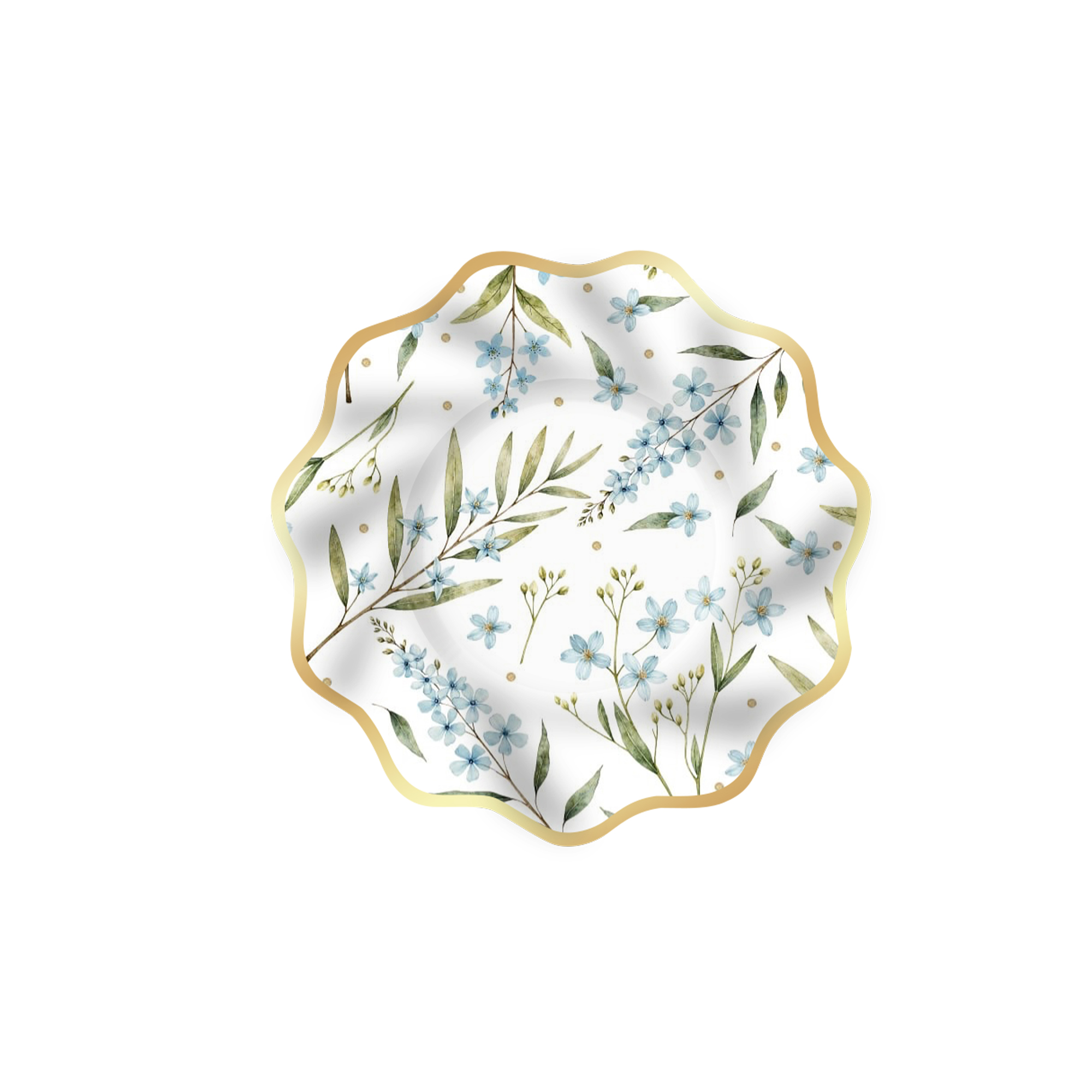 Plato de papel de 8 pulgadas * 8 piezas