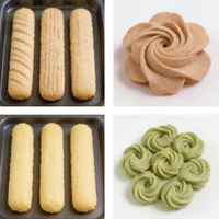 Machine à déposer les biscuits en acier inoxydable électrique, équipement de boulangerie commercial pour Jenny Cookie Macaron