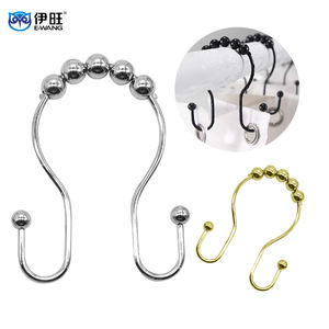 Ganchos para Cortina de Ducha de Acero Inoxidable, Deslizamiento Suave para Bañera y Baño - Product Image 1