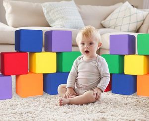 Vente en gros usine : Blocs de mousse PU anti-stress, cubes de mousse polyuréthane pour trampoline et gymnastique - Product Image 5