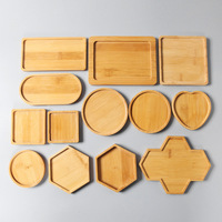 Posavasos Redondo de Madera de Bambú Natural en Blanco para Manualidades y Grabado Láser con Tamaño Personalizado, Venta al por Mayor Transfronteriza 2026
