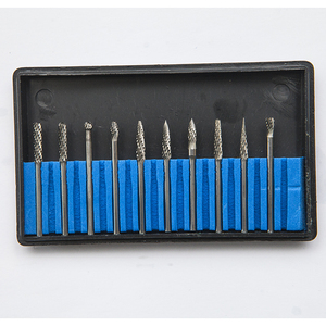Tinh Tế Xuất hiện 10Pcs 2.35Mm Shank Tungsten Carbide Quay Burr Kim Loại Đánh Bóng Burr Điện 2.35X6Mm Phay Công Cụ Thiết Lập - Product Image 6