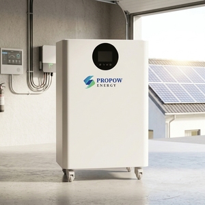 แบตเตอรี่โซลาร์ Propow Energy แบบตั้งพื้น 16 กิโลวัตต์ชั่วโมง ออลอินวัน พร้อมระบบไฮบริดในตัว 12 กิโลวัตต์ สำหรับสำรองไฟบ้าน - Product Image 1