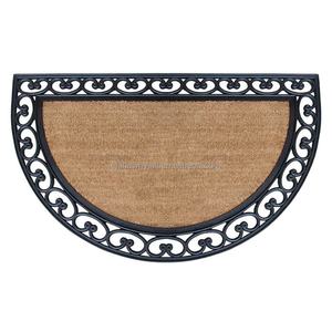 Outdoor Semi <b>Circle</b> Half Moon Round Coir Rug - Product Image 5