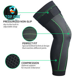Top One Offre Spéciale Haute Compression Élastique Réglable Genou Manches Meilleure Genouillère Pour Hommes Femmes Genouillère - Product Image 2