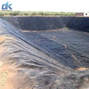 Smooth Textured Black ASTM Standard HDPE Geomembrane For Landfill Mining Project