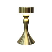 Lampe de chevet intelligente sans fil rechargeable pour hôtel et restaurant, chargeur sans fil LED doré tactile, lampe de table décorative