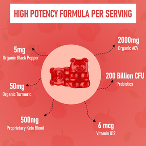 Oem ODM ausreson giấm táo ACV Gummy cai nghiện chất béo nguyên chất tự nhiên thuần chay 1000mg giấm táo Gummies - Product Image 5