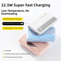 Batterie externe à charge rapide 20000 mAh, ultra-capacité, ultra-fine et compacte, chargeur portable pour la vente en gros en usine