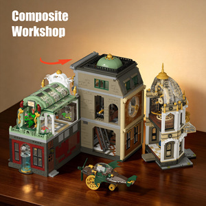 Xbert 66214 3124PCS Steampunk Explorer House Building Block Brick Set Model MOC Technical Toy Plastic Modern Festival Gift - Product Image 3