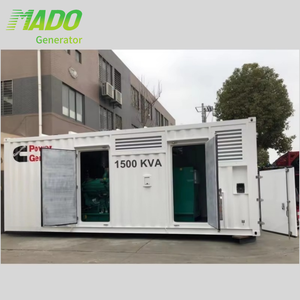 Cho cmc1500t siêu im lặng Máy phát điện diesel 1500kva 1200kw ATS âm thanh bằng chứng bao vây 3 giai đoạn 4 dây 230V 60Hz nước/không khí - Product Image 4