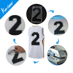 Tùy Chỉnh Sắt Trên Thể Thao Bóng Đá Jersey Số Và Chữ Báo Chí Nhiệt Chuyển Số Cho Áo - Product Image 5