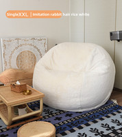 Mobilier moderne personnalisable non rempli Grand pouf géant Chaise de lit Design asiatique populaire Options de couleur disponibles-Canapé paresseux