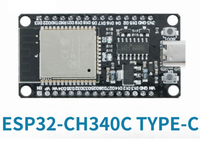 Nouvelle carte de développement USB Type-C ESP32 CH340C WiFi+ ultra basse consommation double cœur ESP32-DE ESP-WROOM-32 ESP-32S