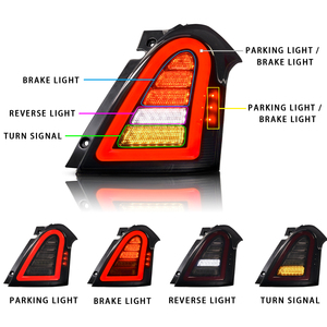 Đèn hậu LED <span class=keywords><strong>Suzuki</strong></span> Swift 2005-2016, hàng mới, phụ kiện ô tô, tích hợp xi nhan tuần tự, xuất xưởng trực tiếp - Product Image 2