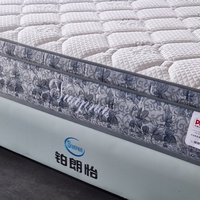 Matelas à ressorts ensachés de haute qualité, tissu jacquard tricoté, respirant, confortable, matelas à ressorts enroulable pour hôtel