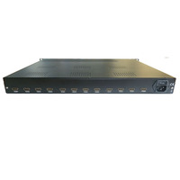 Encodeur de signal vidéo numérique HD vers IP ASI pour télévision par câble à 12 canaux, encodeur vidéo HDMI 12 canaux pour la diffusion