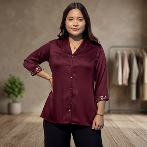 Chemise tendance pour femmes avec tissu doux et coupe moderne pour un style quotidien confortable, acheter directement auprès du fournisseur - Product Image 3