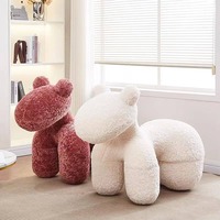 Fauteuil d'appoint en forme de poney, canapé créatif pour enfants, ornement décoratif pour le sol de la maison, cadeau de pendaison de crémaillère pour le salon