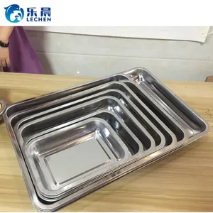 barbecue tray Buffet Tray Stainless Steel Square Serving Tray baking pan Barbecue utensils roasting pan ovenware