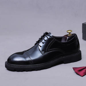 Zapatos Oxford Formales de Negocios para Hombre, Hechos a Mano con Tres Costuras, de Alta Calidad y Lujo, con Cordones, de Cuero Genuino Evergreen - Product Image 5