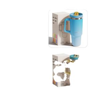 Gobelet isotherme à double paroi avec revêtement en poudre, personnalisé avec logo, 30 oz, 40 oz, en acier inoxydable, tasse à café de voyage avec couvercle - Product Image 6