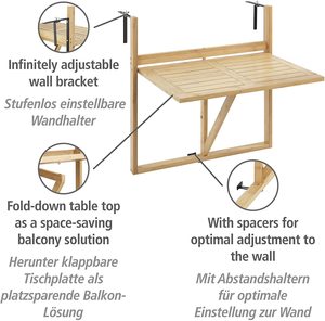 In bambù moderno <span class=keywords><strong>tavolo</strong></span> pieghevole <span class=keywords><strong>a</strong></span> <span class=keywords><strong>parete</strong></span> portatile facile Computer e <span class=keywords><strong>tavolo</strong></span> <span class=keywords><strong>da</strong></span> pranzo per bambini per uso <span class=keywords><strong>esterno</strong></span> - Product Image 3