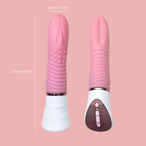Produits pour adultes d'Amazon, y compris le masseur vibrant électrique féminin Mad Licking Demon Tongue, vibrateur clitoridien. - Product Image 1