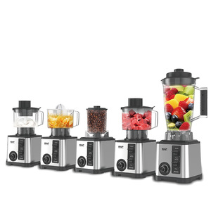 RAF Appareils électroménagers Robot culinaire électrique 5-en-1 3L avec fonction presse-agrumes, boîtier en acier inoxydable, broyeur haute puissance et mixeur, pour usage domestique mural - Product Image 4