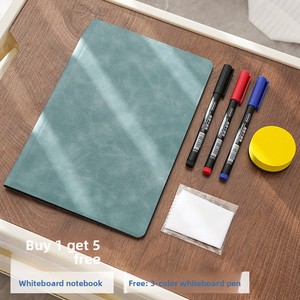 Tableta de escritura borrable A5, bloc de notas para oficina, tablero de planificación, bloc de notas portátil, pizarra blanca, juego de cinco piezas - Product Image 3