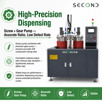 Machine de distribution, de mélange, de remplissage et de scellement de colle époxy silicone polyuréthane bi-composant, certifiée CE, de deuxième génération