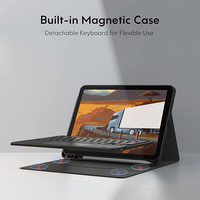Étui pour clavier tactile rétro-éclairé pour 10e génération 10.9 pouces 2022 avec porte-crayon pour tablettes iPhone personnaliser fournir
