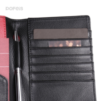 Dompet paspor, dompet paspor, aksesori perjalanan kulit PU penghalang RFID, penutup paspor dengan Logo murah