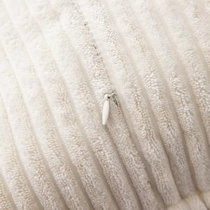 Housse de coussin en velours côtelé à rayures et à volants bohèmes faits à la main pour canapé, salon, lit - Product Image 4