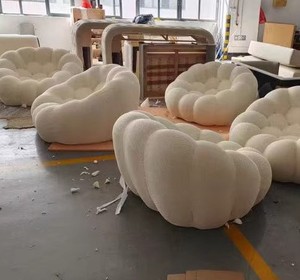 Divano a Compressione Monoblocco, Piccolo Divano Minimalista a Forma di Palla per <span class=keywords><strong>Soggiorno</strong></span> - Product Image 5