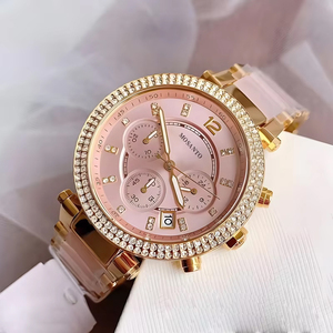<span class=keywords><strong>Montre</strong></span>-bracelet à quartz pour <span class=keywords><strong>femme</strong></span> en acier inoxydable, <span class=keywords><strong>étanche</strong></span>, couleur or rose, de marque de mode, vente en gros - Product Image 1