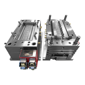 แม่พิมพ์ฉีดพลาสติกแบบคลิป รุ่นใหม่ วัสดุ ABS 1*8 ช่อง ยี่ห้อ <span class=keywords><strong>YUDO</strong></span> ระบบล็อค 8 จุด  วัสดุเหล็ก 2344 HRC48-52 ขัดเงาด้านหลัง - Product Image 4