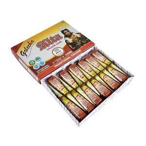 Liquide Mehandi Rouge Alta Traditionnel pour les Pieds et les Mains, Prêt à l'emploi pour les Mariages, les Festivals et les Usages Culturels - Product Image 1