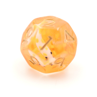 Logo de dés du MDN personnalisé jeu de dés en résine polyédrique style poisson pour donjons et dragons jeu de rôle dés de jeu